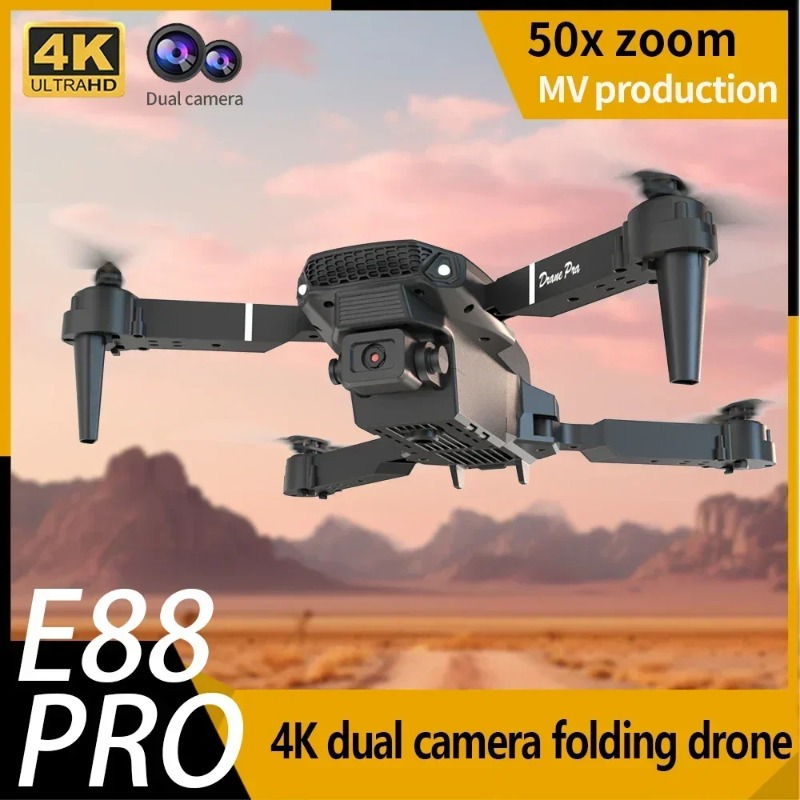 E88 Mini Drone 4K HD Camera Wi - Drone Kit Tricopter recensie en prijs