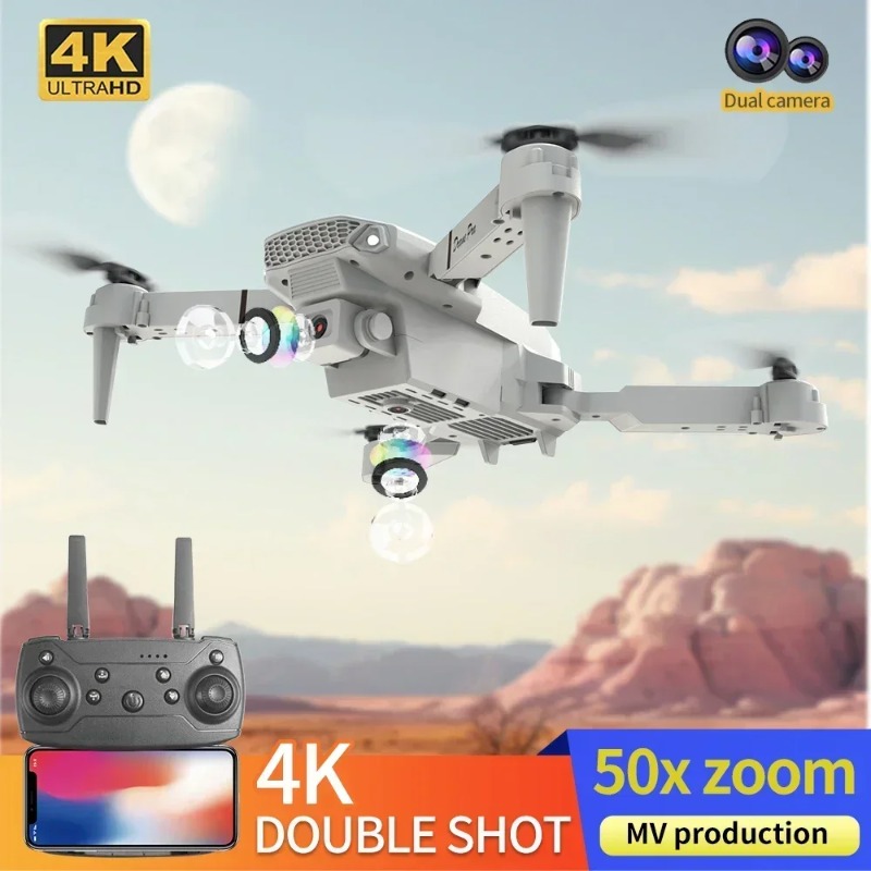 E88 Mini Drone 4K HD Camera Wi - Drone Kit Tricopter recensie en prijs