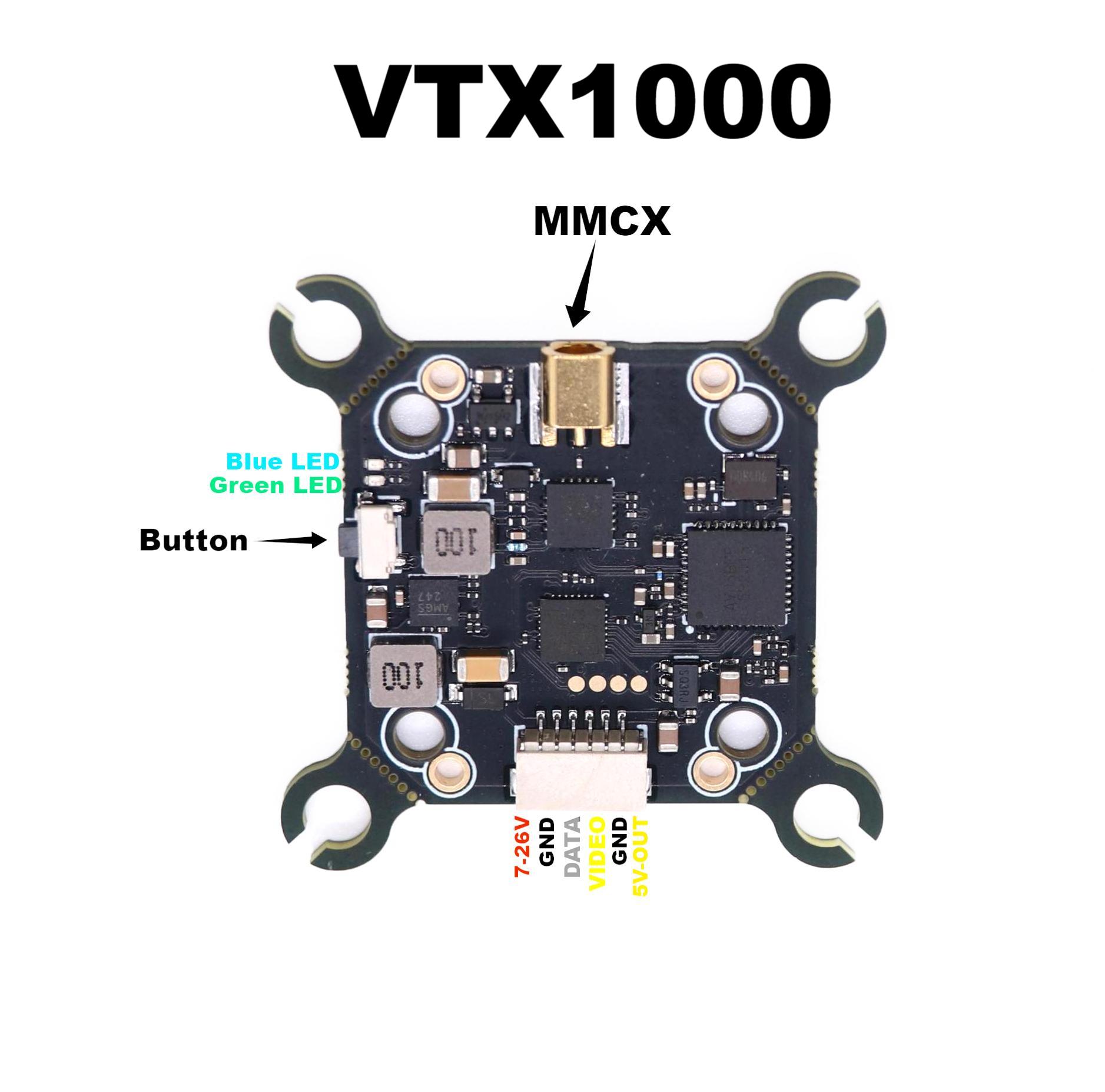 B-CUBE 5.8G VTX 800 1000 1600  - Drone Kit Vtol recensie en prijs