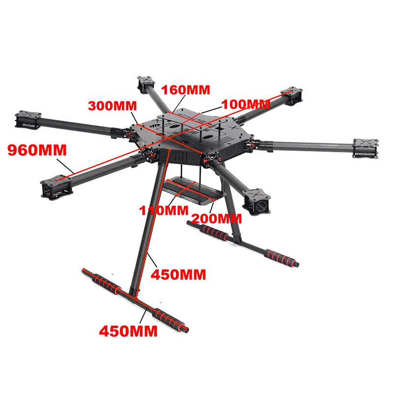 ZD850 ZD960 Volledig Carbon Fi - Drone Kit Heavy Lift recensie en prijs